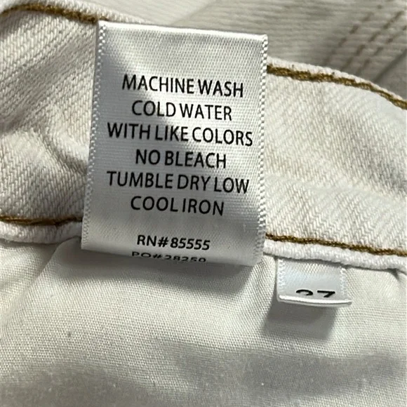 Pistola Revolve Cassie Crop Jeans in Adobe Cream Womens Size 27 - Picture 12 of 16